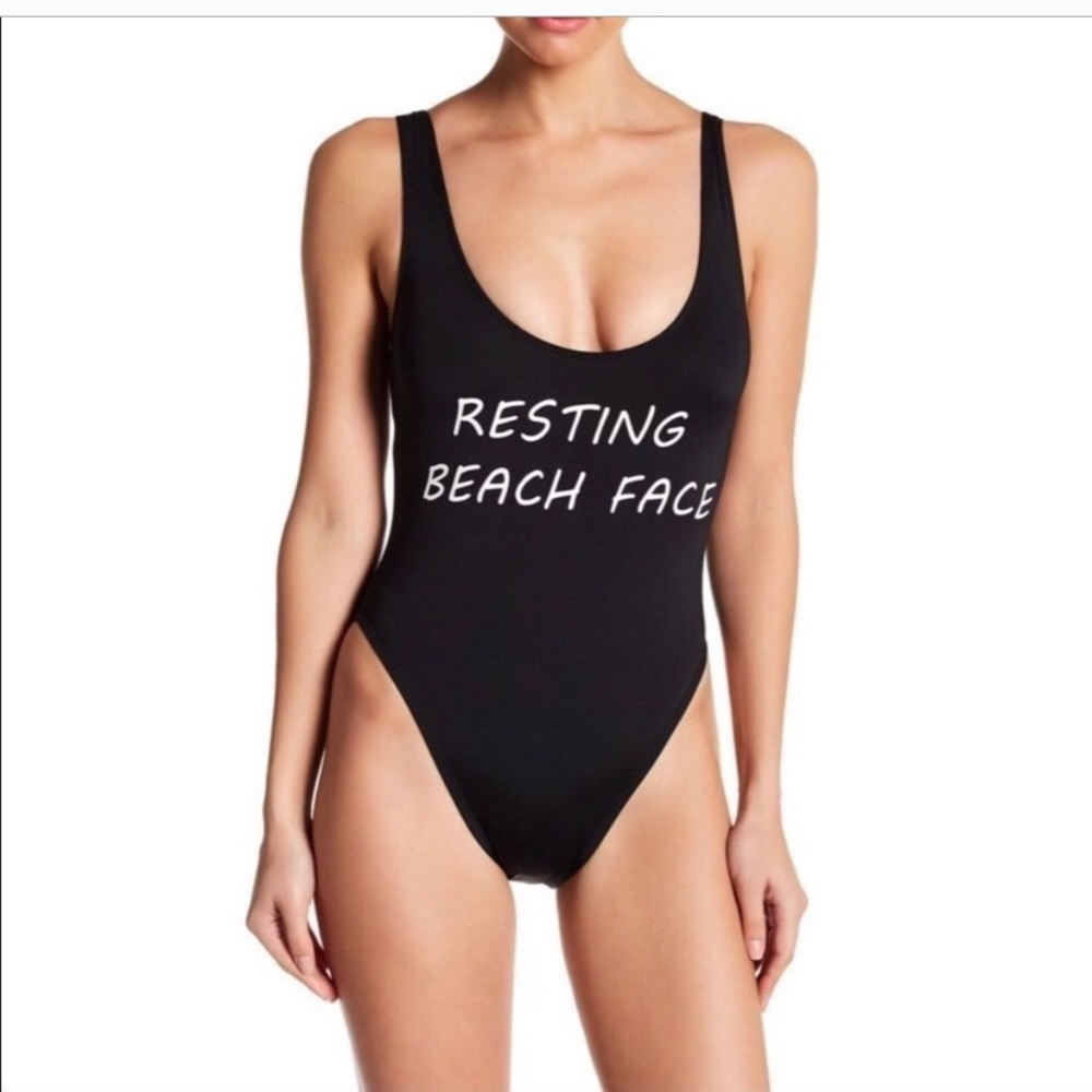 The Bikini Lab- Black Resting Beach Face - image 1